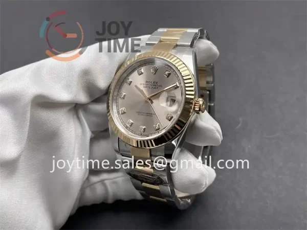 Rolex DateJust Clean 1:1 Best Edition SS 41mm RG Bezel SS/RG Bracelet VR3235