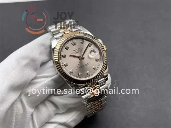 Rolex DateJust Clean 1:1 Best Edition SS 41mm RG Bezel SS/RG Bracelet VR3235