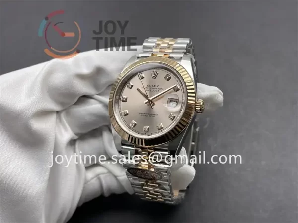 Rolex DateJust Clean 1:1 Best Edition SS 41mm RG Bezel SS/RG Bracelet VR3235