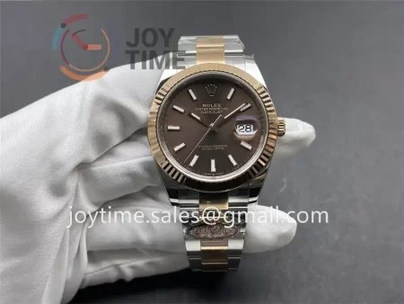 Rolex DateJust Clean 1:1 Best Edition SS 41mm RG Bezel SS/RG Bracelet VR3235