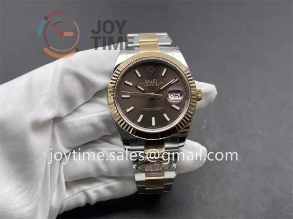 Rolex DateJust Clean 1:1 Best Edition SS 41mm RG Bezel SS/RG Bracelet VR3235