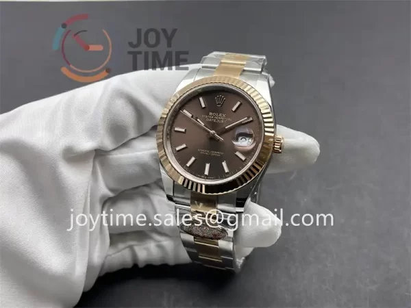 Rolex DateJust Clean 1:1 Best Edition SS 41mm RG Bezel SS/RG Bracelet VR3235