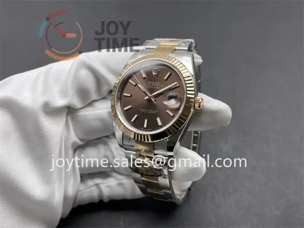 Rolex DateJust Clean 1:1 Best Edition SS 41mm RG Bezel SS/RG Bracelet VR3235