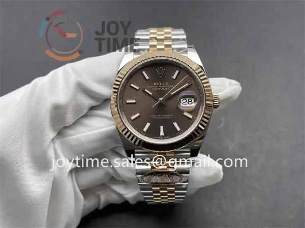 Rolex DateJust Clean 1:1 Best Edition SS 41mm RG Bezel SS/RG Bracelet VR3235