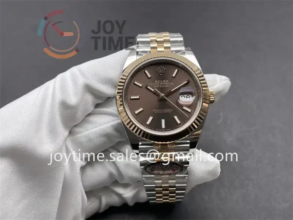 Rolex DateJust Clean 1:1 Best Edition SS 41mm RG Bezel SS/RG Bracelet VR3235