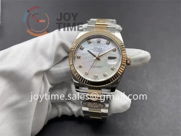 Rolex DateJust Clean 1:1 Best Edition SS 41mm RG Bezel SS/RG Bracelet VR3235