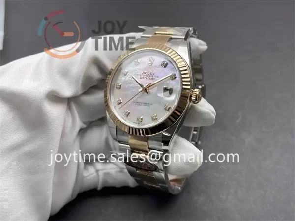 Rolex DateJust Clean 1:1 Best Edition SS 41mm RG Bezel SS/RG Bracelet VR3235