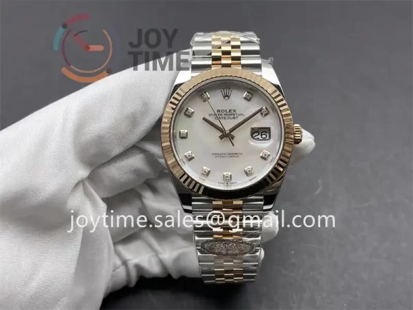 Rolex DateJust Clean 1:1 Best Edition SS 41mm RG Bezel SS/RG Bracelet VR3235