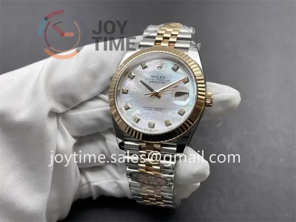 Rolex DateJust Clean 1:1 Best Edition SS 41mm RG Bezel SS/RG Bracelet VR3235