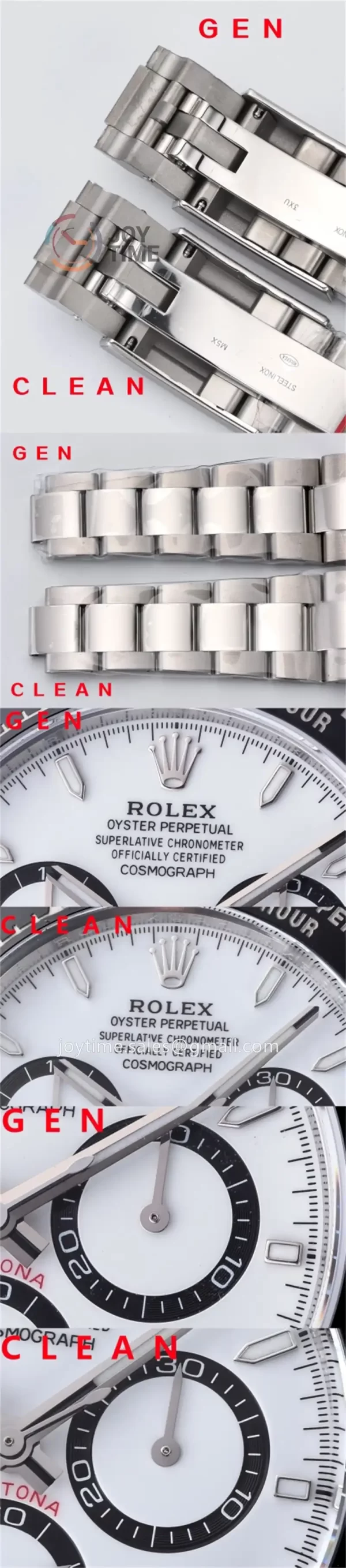 Rolex Daytona 126500 Clean 1:1 Best Edition SS 40mm Ceramic Bezel SS Bracelet SH4131