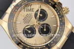 Rolex Daytona 126518 Clean 1:1 Best Edition YG 40mm Ceramic Bezel Rubber Strap SH4131