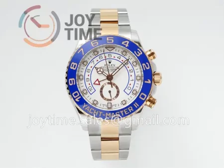 Rolex Yacht Master II 116681 KF 1:1 Best Edition SS 44mm Ceramic Bezel SS/RG Bracelet A7750