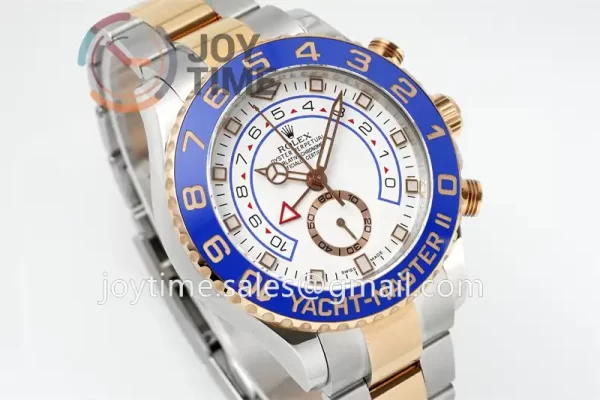 Rolex Yacht Master II 116681 KF 1:1 Best Edition SS 44mm Ceramic Bezel SS/RG Bracelet A7750