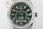 Rolex Sky Dweller 326934 ZF 1:1 Best Edition SS 42mm SS Bracelet A2824