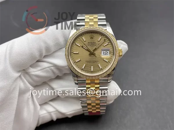 Rolex DateJust VSF 1:1 Best Edition SS 36mm YG Bezel SS/YG Bracelet VS3235