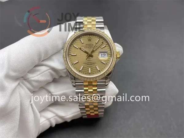 Rolex DateJust VSF 1:1 Best Edition SS 36mm YG Bezel SS/YG Bracelet VS3235