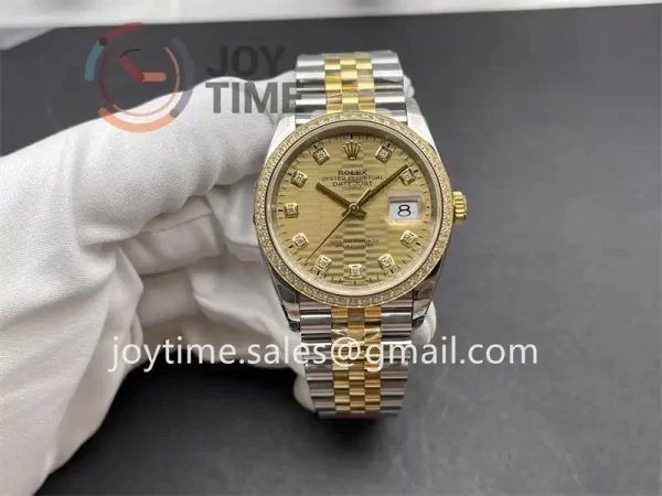 Rolex DateJust VSF 1:1 Best Edition SS 36mm YG Bezel SS/YG Bracelet VS3235