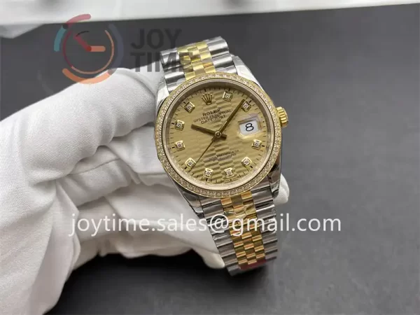 Rolex DateJust VSF 1:1 Best Edition SS 36mm YG Bezel SS/YG Bracelet VS3235