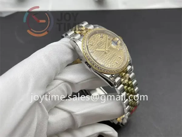 Rolex DateJust VSF 1:1 Best Edition SS 36mm YG Bezel SS/YG Bracelet VS3235