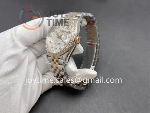 Rolex DateJust VSF 1:1 Best Edition SS 36mm RG Bezel SS/RG Bracelet VS3235