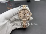 Rolex DateJust VSF 1:1 Best Edition SS 36mm RG Bezel SS/RG Bracelet VS3235