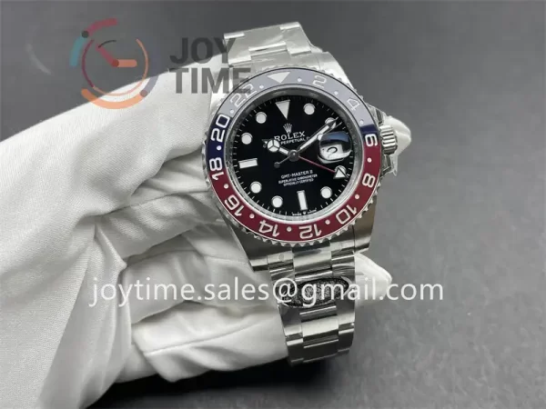 Rolex GMT Master II 126710BLRO Clean 1:1 Best Edition SS 40mm Red/Blue Ceramic Bezel SS Bracelet DD3285 V3