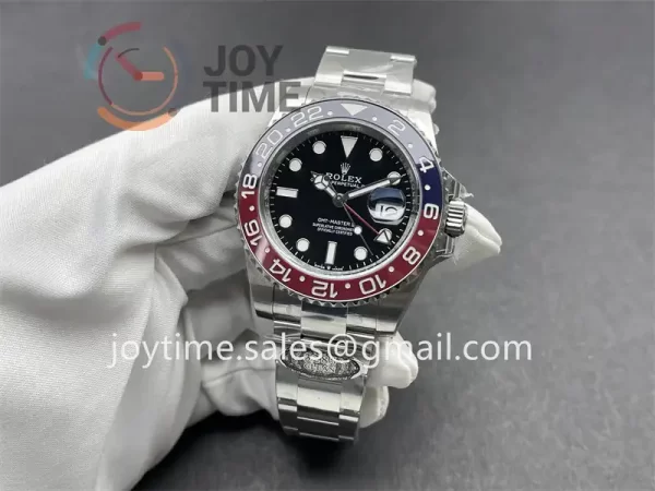 Rolex GMT Master II 126710BLRO Clean 1:1 Best Edition SS 40mm Red/Blue Ceramic Bezel SS Bracelet DD3285 V3