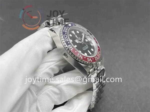 Rolex GMT Master II 126710BLRO Clean 1:1 Best Edition SS 40mm Red/Blue Ceramic Bezel SS Bracelet DD3285 V3