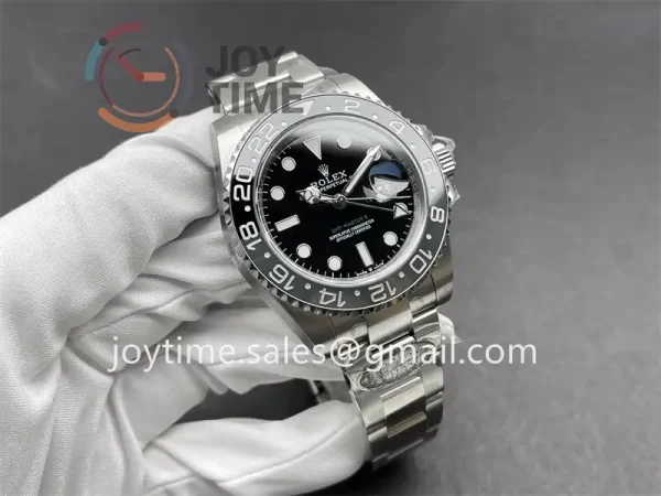 Rolex GMT Master II 126710GRNR Clean 1:1 Best Edition SS 40mm Black/Gray Ceramic Bezel SS Bracelet DD3285