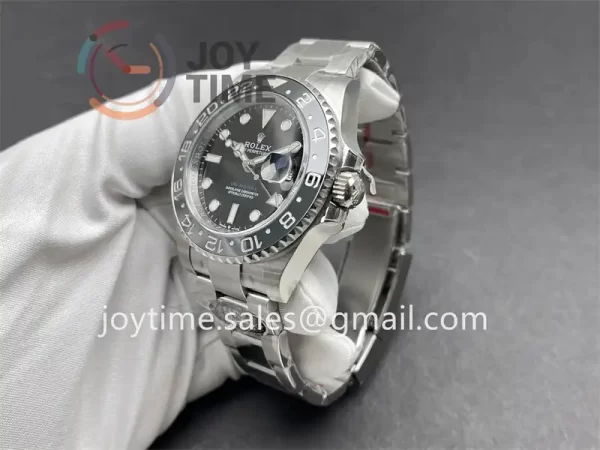 Rolex GMT Master II 126710GRNR Clean 1:1 Best Edition SS 40mm Black/Gray Ceramic Bezel SS Bracelet DD3285