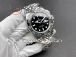 Rolex GMT Master II 126710GRNR Clean 1:1 Best Edition SS 40mm Black/Gray Ceramic Bezel SS Bracelet DD3285