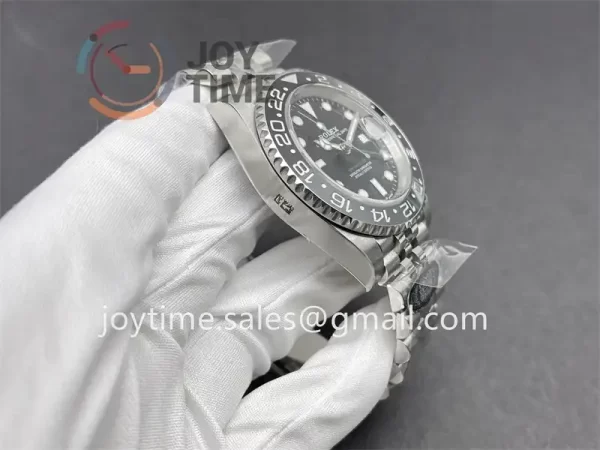 Rolex GMT Master II 126710GRNR Clean 1:1 Best Edition SS 40mm Black/Gray Ceramic Bezel SS Bracelet DD3285