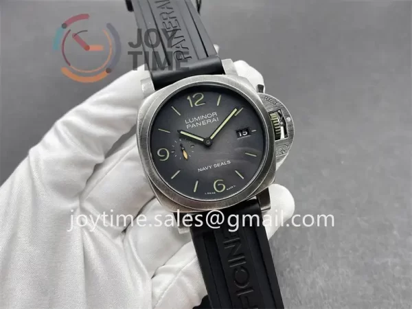 Panerai Pam0412 VSF 1:1 Best Edition SS 44mm Rubber Strap P9010