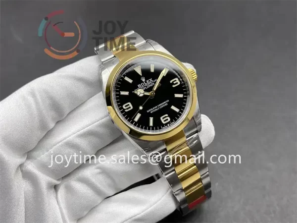 Rolex Explorer I 124273 VSF 1:1 Best Edition SS 36mm YG Bezel SS/YG Bracelet VS3230