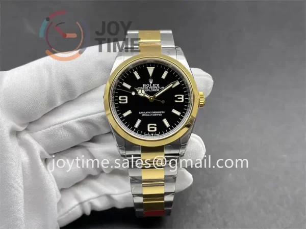 Rolex Explorer I 124273 VSF 1:1 Best Edition SS 36mm YG Bezel SS/YG Bracelet VS3230