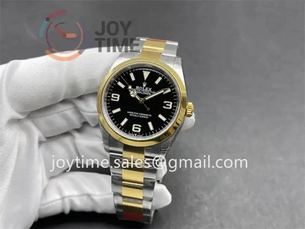 Rolex Explorer I 124273 VSF 1:1 Best Edition SS 36mm YG Bezel SS/YG Bracelet VS3230