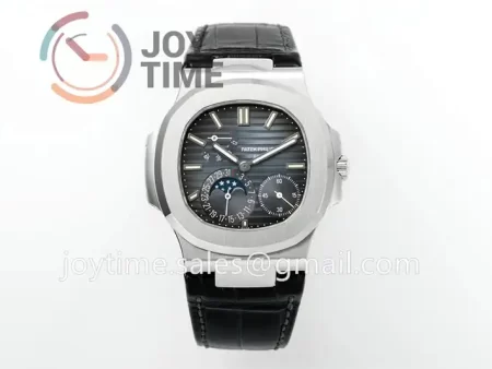 Patek Philippe Nautilus 5712 PPF 1:1 Best Edition SS Case Leather Strap A240  Super Clone V2