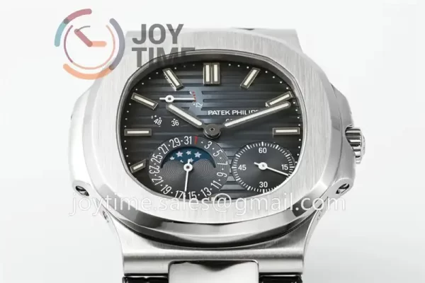 Patek Philippe Nautilus 5712 PPF 1:1 Best Edition SS Case Leather Strap A240  Super Clone V2