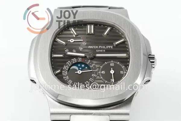 Patek Philippe Nautilus 5712 PPF 1:1 Best Edition SS Case Leather Strap A240  Super Clone V2