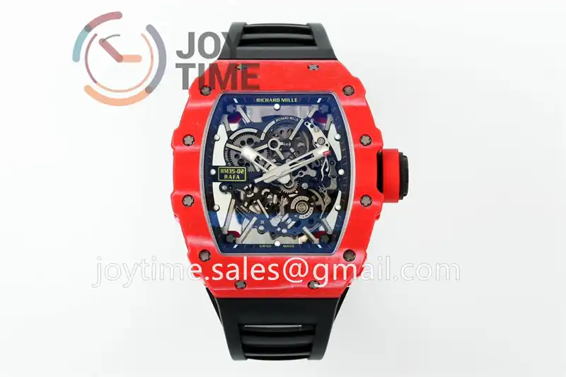 Richard Mille RM035-02 ZF 1:1 Best Edition Carbotech  Rubber Strap Super Clone RMUL2