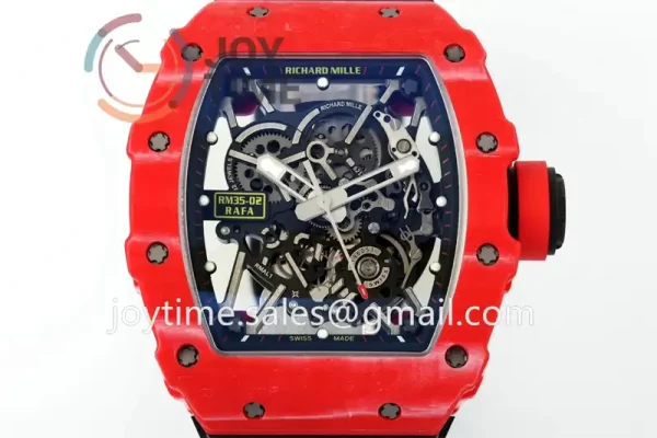 Richard Mille RM035-02 ZF 1:1 Best Edition Carbotech  Rubber Strap Super Clone RMUL2