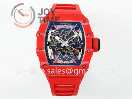 Richard Mille RM035-02 ZF 1:1 Best Edition Carbotech  Rubber Strap Super Clone RMUL2