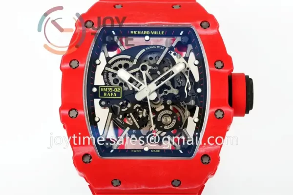 Richard Mille RM035-02 ZF 1:1 Best Edition Carbotech  Rubber Strap Super Clone RMUL2