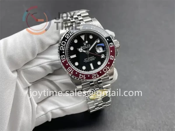 Rolex GMT Master II 126710 ARF 1:1 Best Edition SS 40mm Red/Black Ceramic Bezel SS Bracelet VR3285