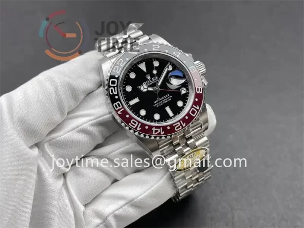 Rolex GMT Master II 126710 ARF 1:1 Best Edition SS 40mm Red/Black Ceramic Bezel SS Bracelet VR3285