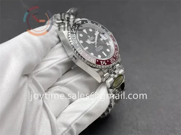 Rolex GMT Master II 126710 ARF 1:1 Best Edition SS 40mm Red/Black Ceramic Bezel SS Bracelet VR3285