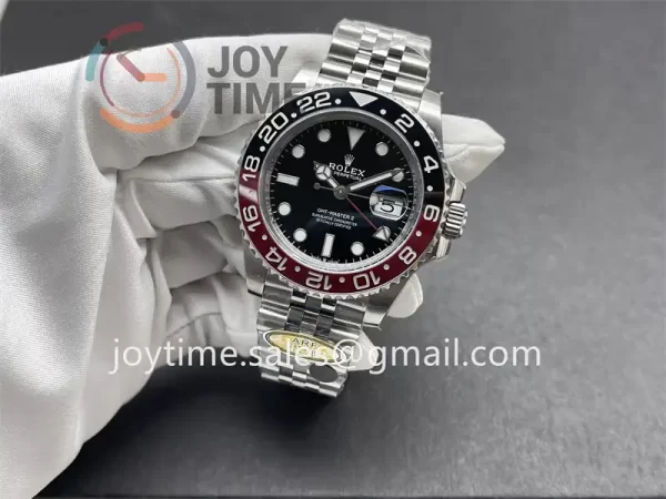 Rolex GMT Master II 126710 ARF 1:1 Best Edition SS 40mm Red/Black Ceramic Bezel SS Bracelet VR3285