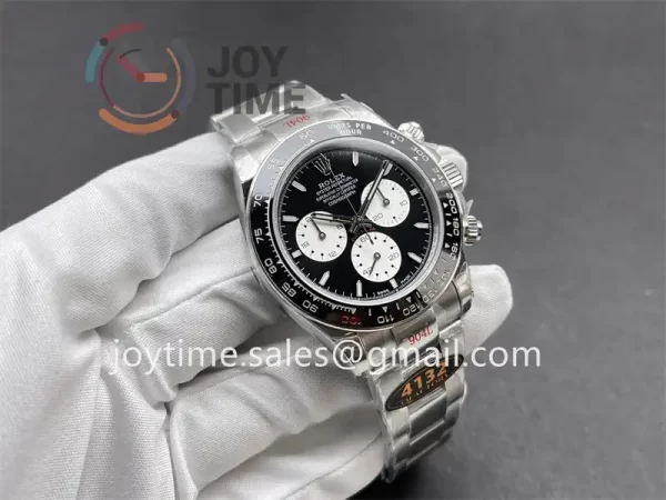 Rolex Daytona 126529 Le Mans QF 1:1 Best Edition SS 40mm Ceramic Bezel SS Bracelet SH4132