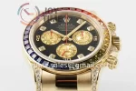 Rolex Daytona 116598RBOW ZF 1:1 Best Edition YG 40mm Rainbow Bezel YG Bracelet SH4130