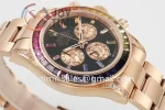 Rolex Daytona 116595RBOW ZF 1:1 Best Edition RG 40mm Rainbow Bezel RG Bracelet SH4130